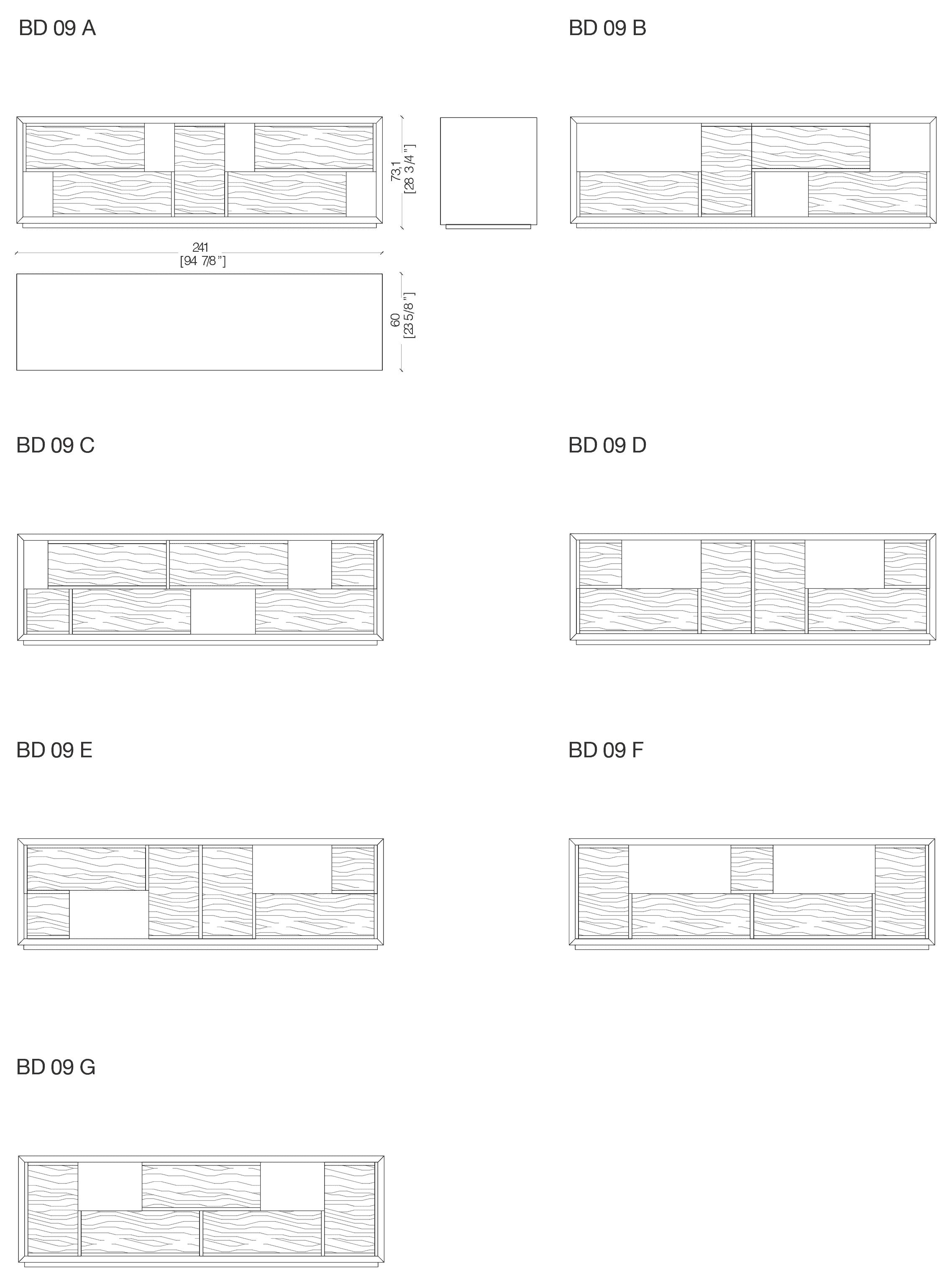 Модульная тумба Laurameroni BD 09