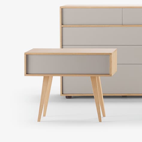 Прикроватная тумбочка Treku Duo Collection Nightstand 2