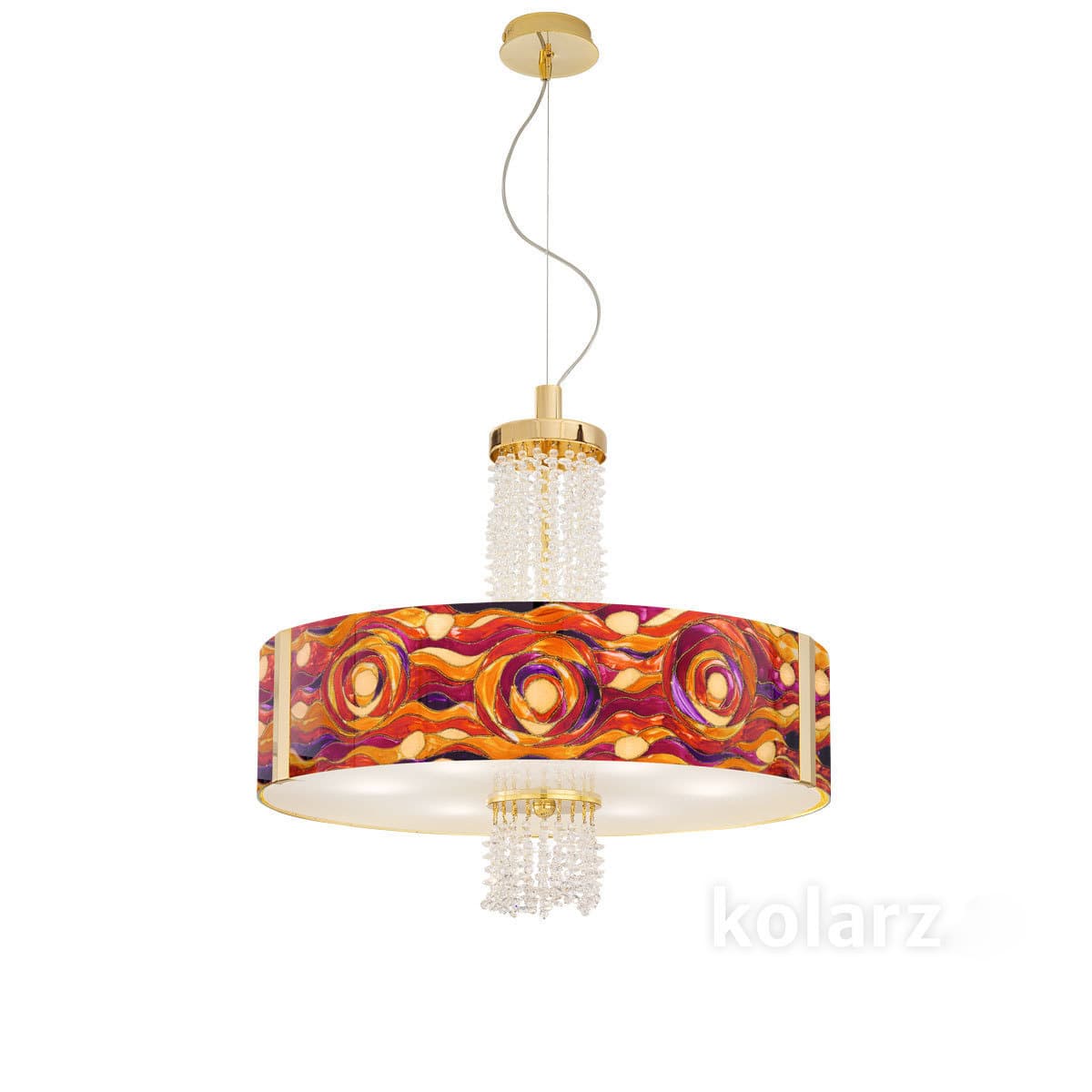 Подвесной светильник Kolarz EMOZIONE, Aqua Red, Ø60 KOLARZ