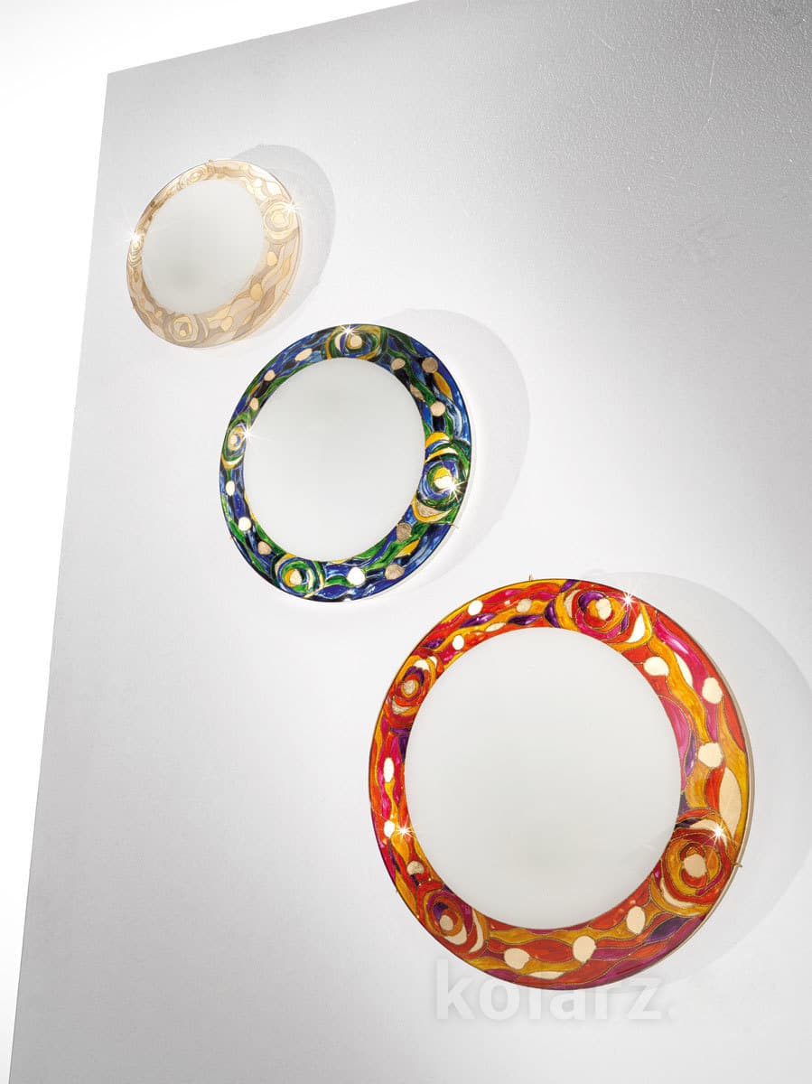 Настенно-потолочный светильник Kolarz SERENA, Aqua Blue, Ø40 KOLARZ