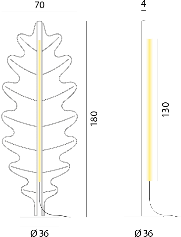 Напольный светильник Rotaliana Eden Collection 2 Rotaliana