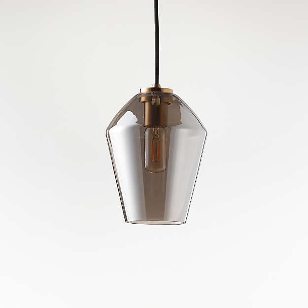 Подвесной светильник Crate and Barrel Arren Single Pendant with Angled Shade Crate and Barrel