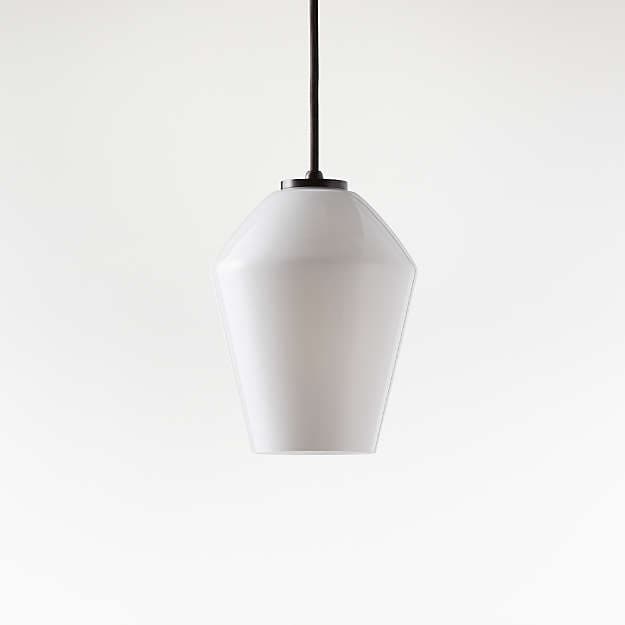 Подвесной светильник Crate and Barrel Arren Single Pendant with Angled Shade Crate and Barrel
