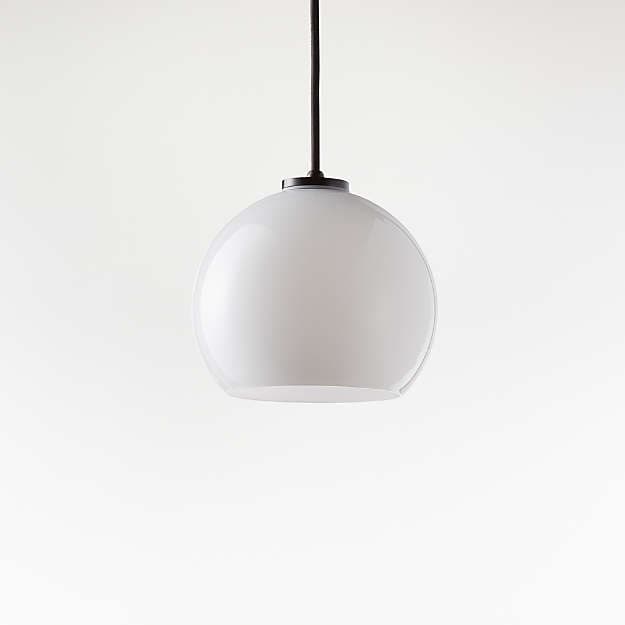 Подвесной светильник Crate and Barrel Arren Single Pendant with Round Shade Crate and Barrel