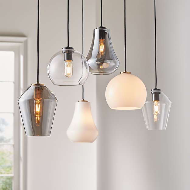 Подвесной светильник Crate and Barrel Arren Single Pendant with Round Shade Crate and Barrel