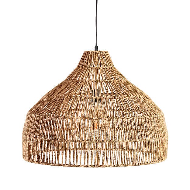 Подвесной светильник Crate and Barrel Cabo Small Woven Pendant Light Crate and Barrel