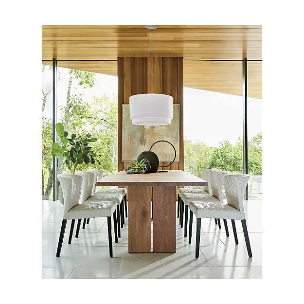 Подвесной светильник Crate and Barrel Meryl Double Drum Pendant Light Crate and Barrel