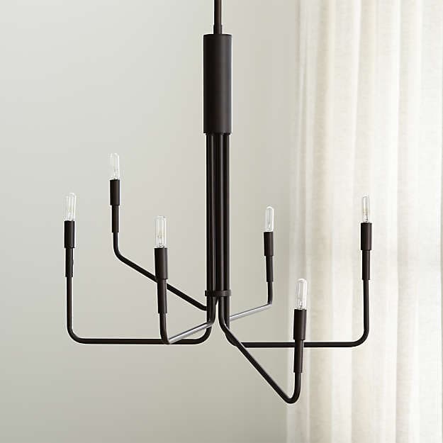 Люстра Crate and Barrel Clive 6-Arm Chandelier Crate and Barrel