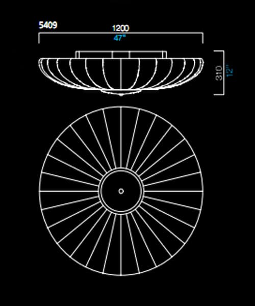 Потолочный светильник Barovier&Toso 5409