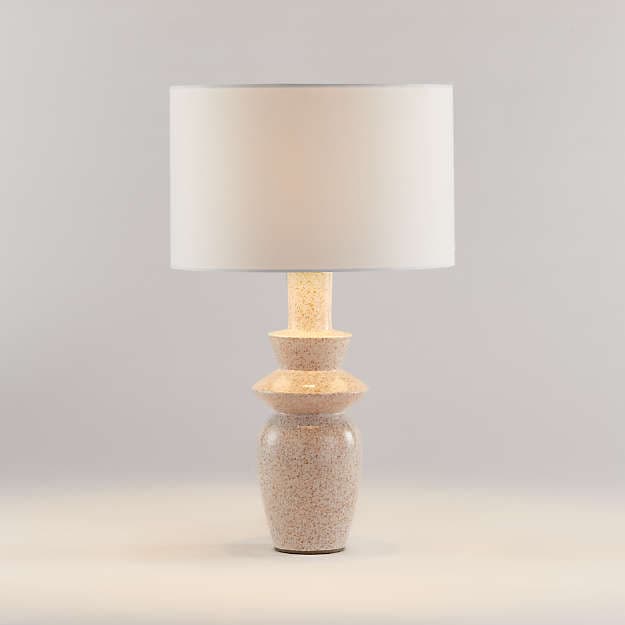 Настольная лампа Crate and Barrel Alina Table Lamp with Taper Shade Crate and Barrel