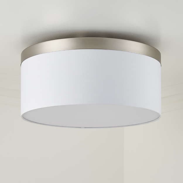 Потолочный светильник Crate and Barrel Anders Drum Flush Mount Light Crate and Barrel