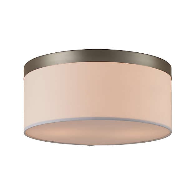 Потолочный светильник Crate and Barrel Anders Drum Flush Mount Light Crate and Barrel