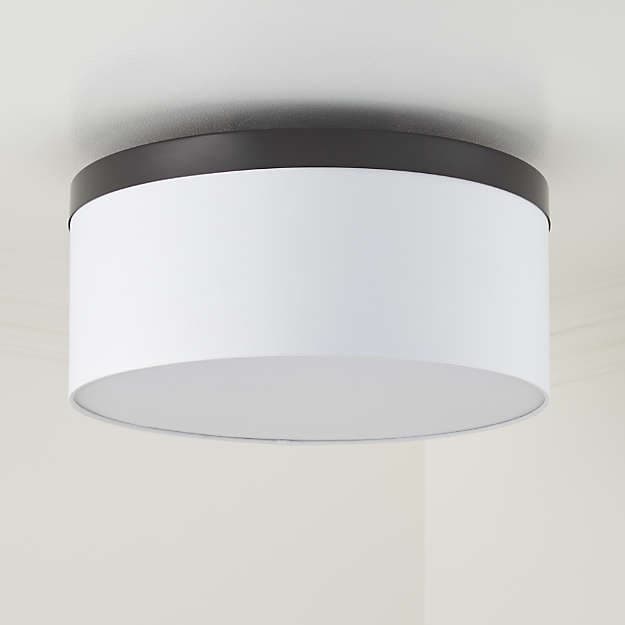 Потолочный светильник Crate and Barrel Anders Drum Flush Mount Light Crate and Barrel