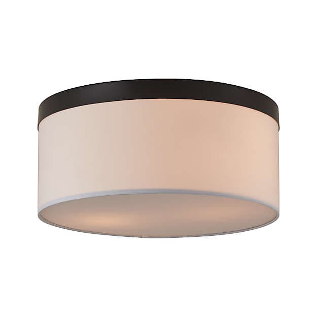 Потолочный светильник Crate and Barrel Anders Drum Flush Mount Light Crate and Barrel