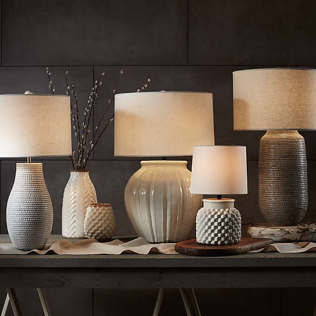 Настольная лампа Crate and Barrel Cane Table Lamp Crate and Barrel