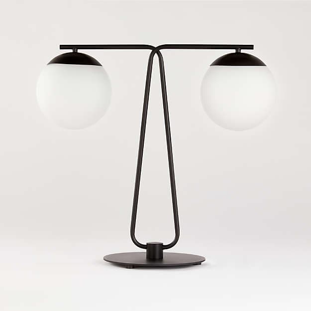 Настольная лампа Crate and Barrel Lynby Double Globe Table Lamp Crate and Barrel