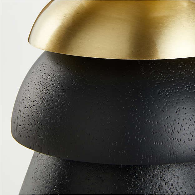 Настольная лампа Crate and Barrel Olsted Wood and Metal Table Lamp Crate and Barrel