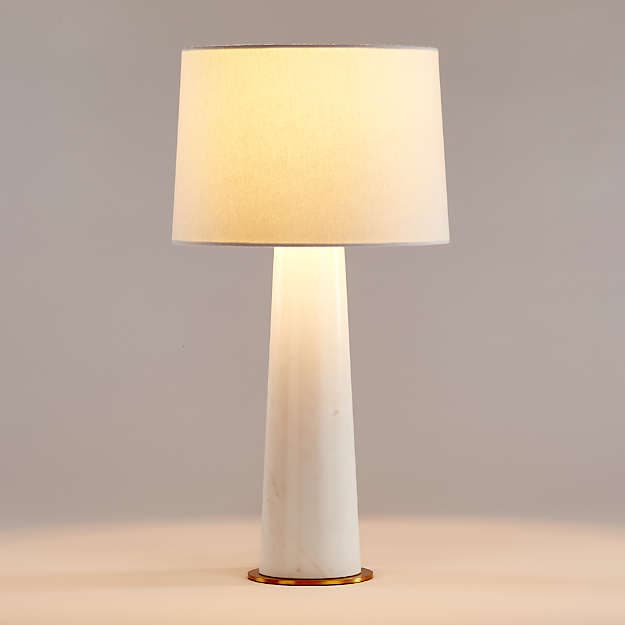 Настольная лампа Crate and Barrel Vestbirk Marble Table Lamp Crate and Barrel