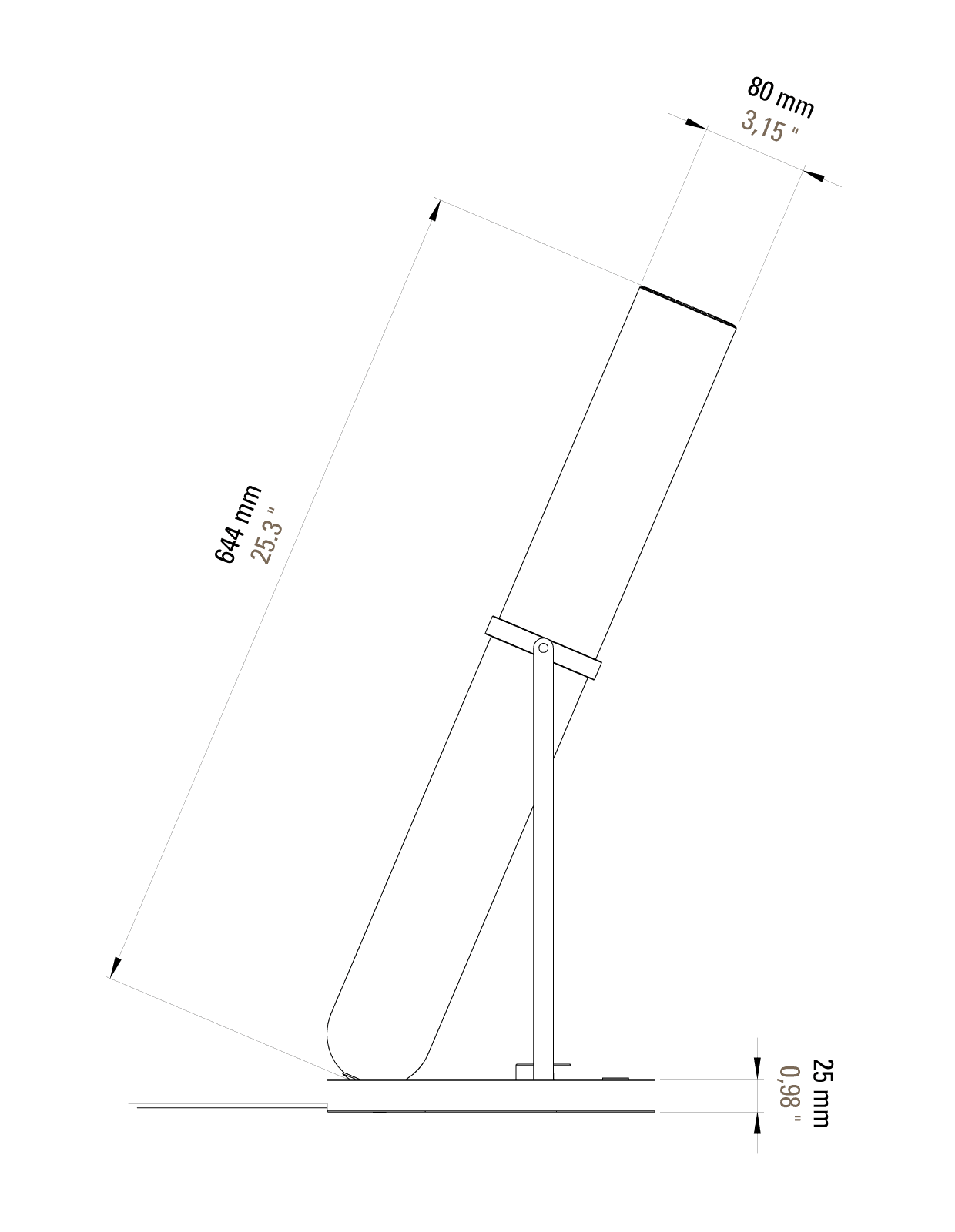 Настольный светильник DCW Editions La Lampe Frechin DCW Editions