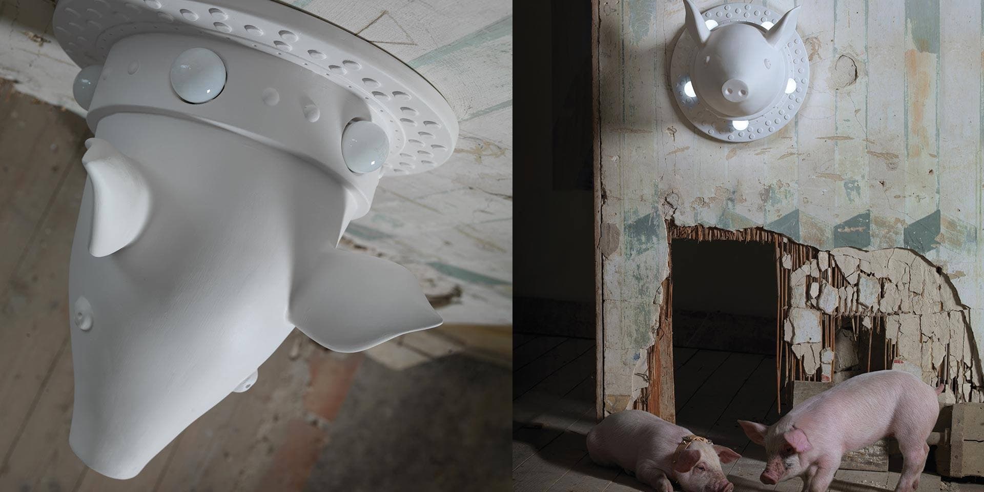 Настенный светильник Karman Porcamiseria Karman