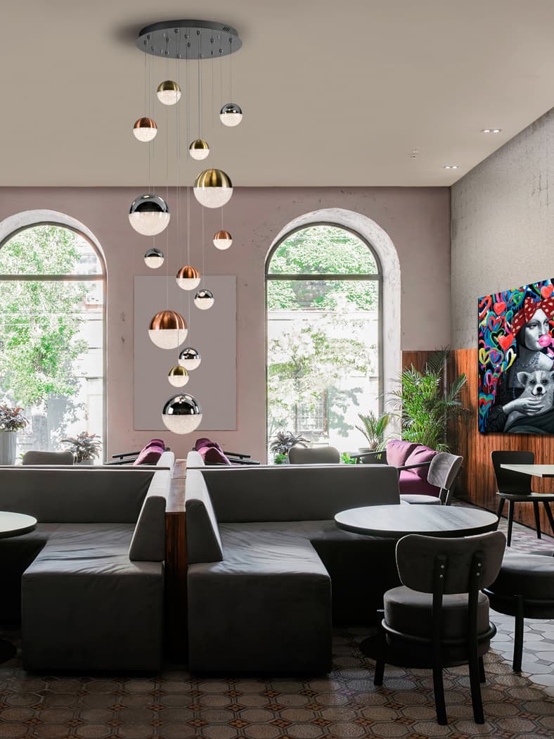 Подвесной светильник SCHULLER Sphere 5Л SCHULLER