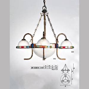 Подвесной светильник Longobard 0230/14 3+3F Longobard