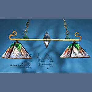 Подвесной светильник Longobard ERREBI 0310/06/y 2F Longobard