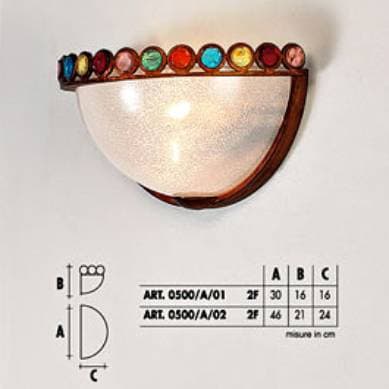 Настенный светильник Longobard 0500/A/01 2F Longobard