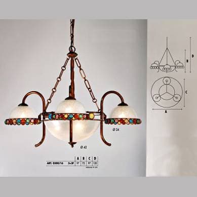 Подвесной светильник Longobard 0500/16 3+3F Longobard