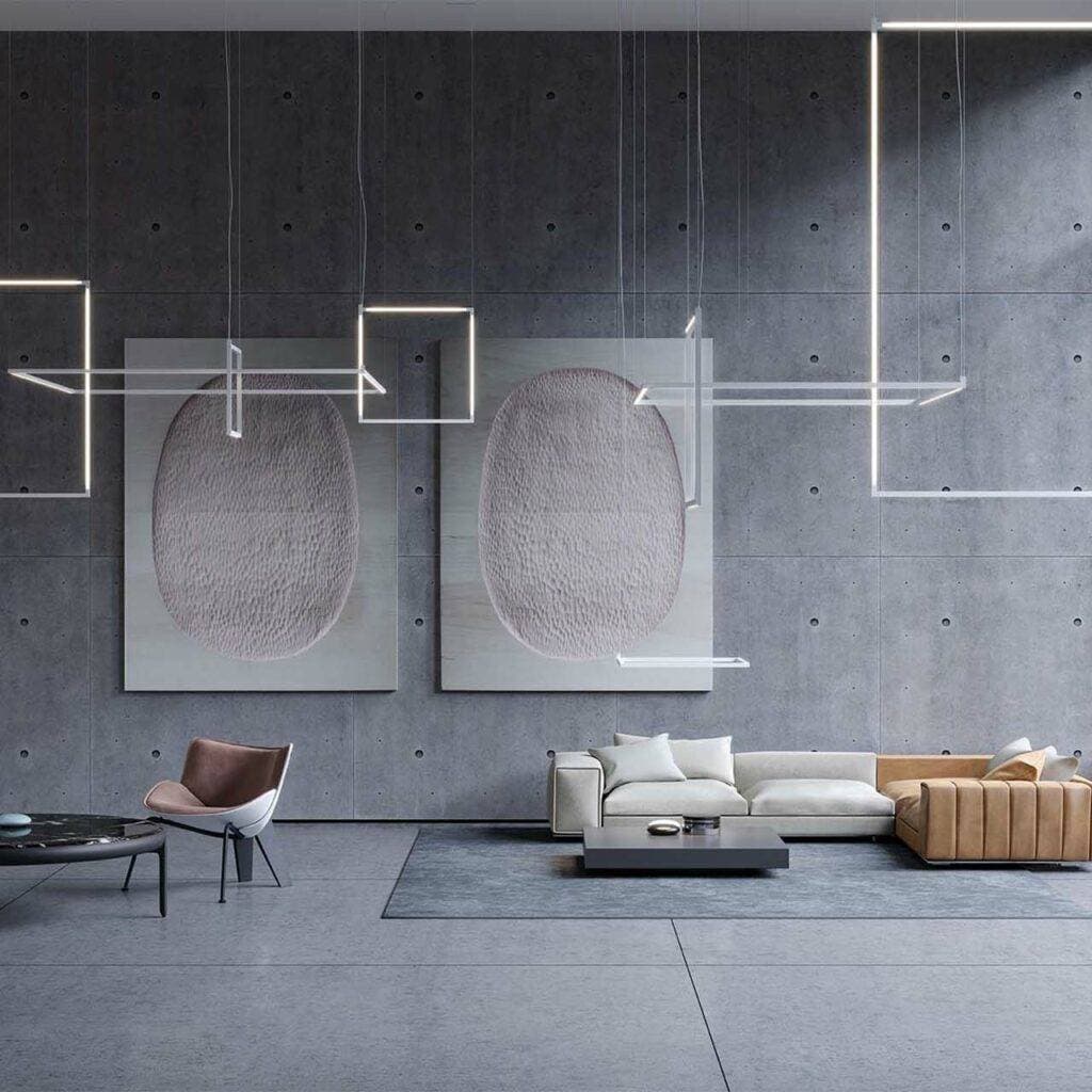 Подвесной системный светильник Nemo DESK MATRIX 44 HORIZONTAL Nemo