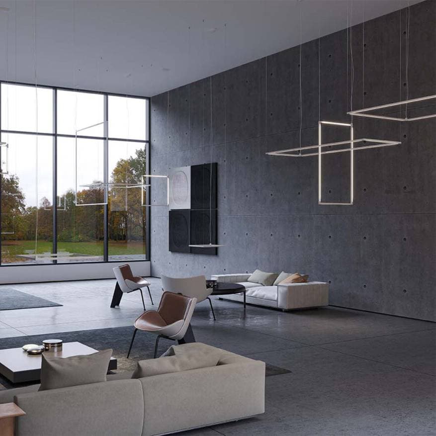 Подвесной системный светильник Nemo DESK MATRIX 44 HORIZONTAL Nemo