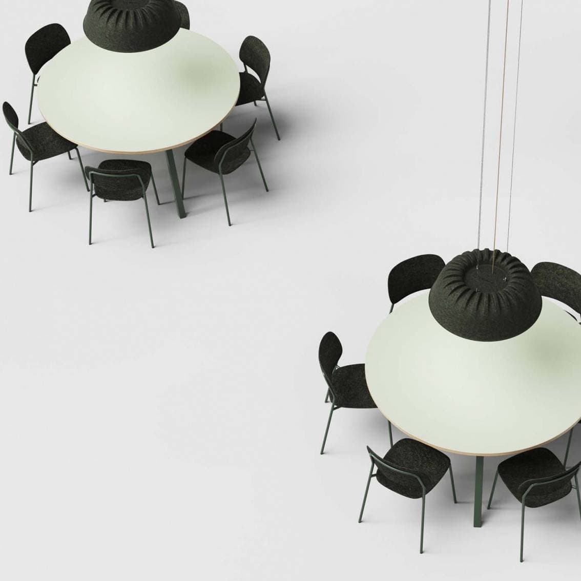 Подвесной светильник De Vorm Fost PET Felt Acoustic De Vorm