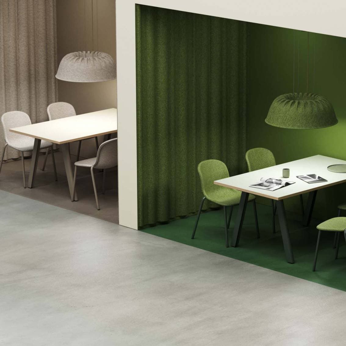 Подвесной светильник De Vorm Fost PET Felt Acoustic De Vorm