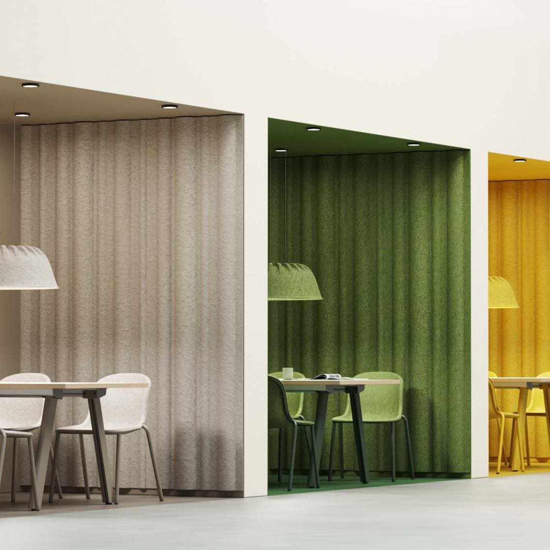 Подвесной светильник De Vorm Fost PET Felt Acoustic De Vorm