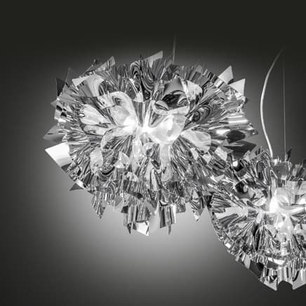 Подвесной светильник Slamp Veli Suspension Silver L Slamp