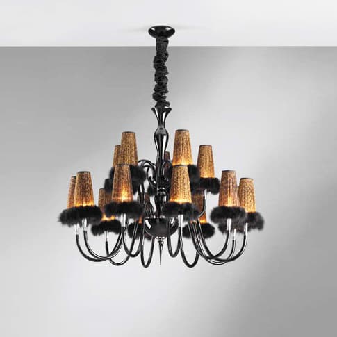 Люстра Carlesso Honey PLUMES S15 Carlesso