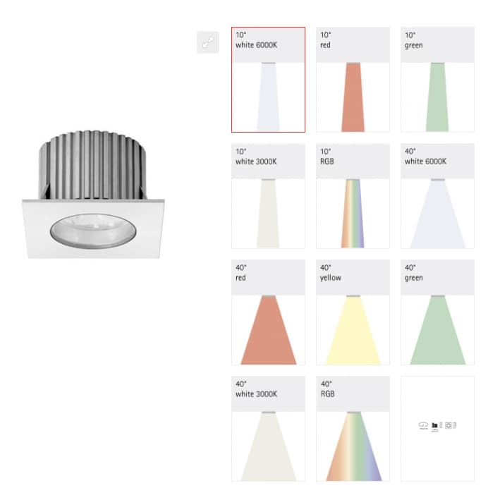 Встраиваемый в потолок светильник Fabbian Cricket D60 F17 27 Fabbian
