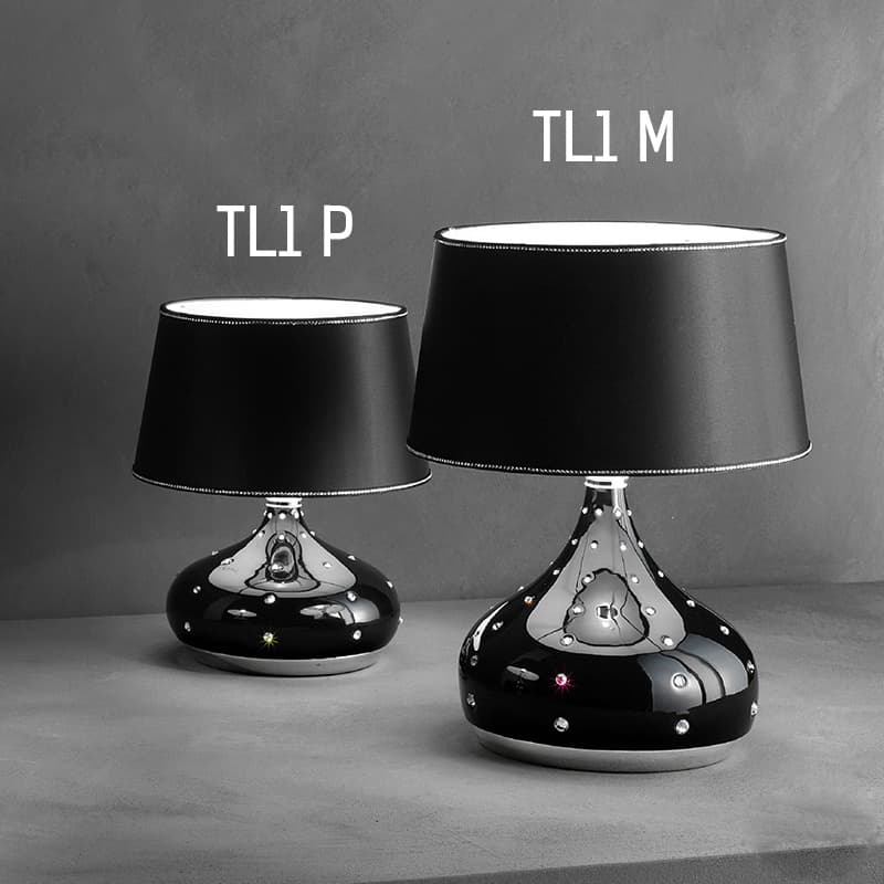 Настольная лампа Masiero Luxury Grace white / black TL1 P Masiero Luxury