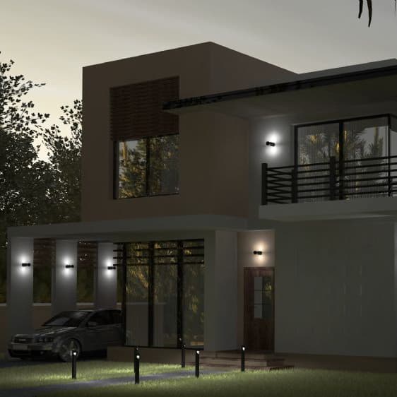 Настенный светильник Landa Illuminotecnica LAKO 409.018L7HX2 NHG Landa Illuminotecnica