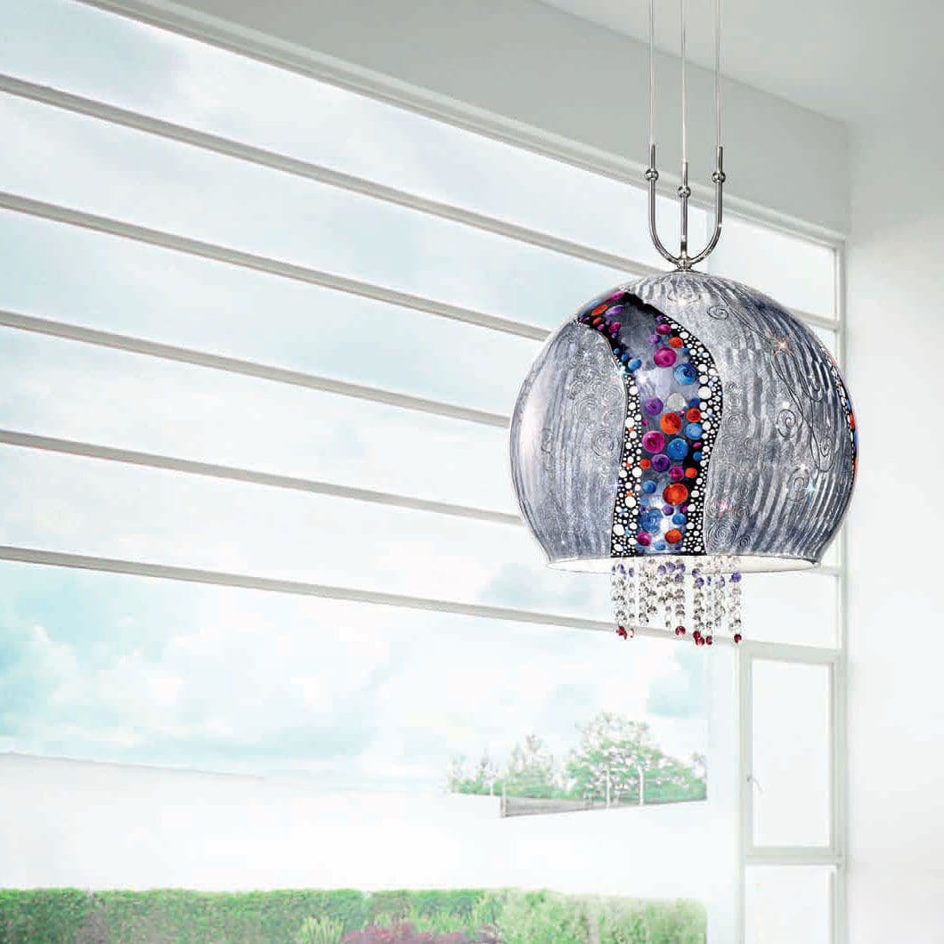 Подвесной светильник Kolarz Luna 0392.31+1M.3.Aq.Ch + 0392 KOLARZ