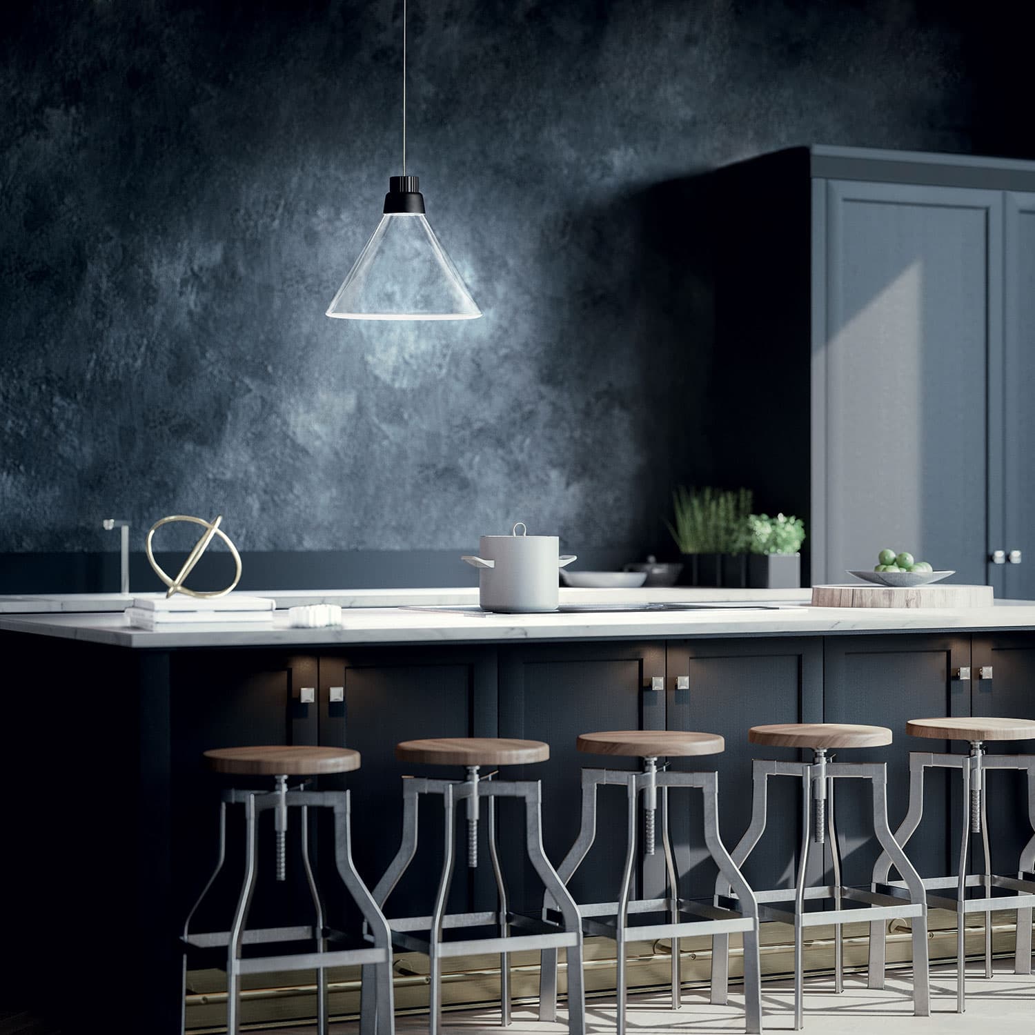 Подвесной светильник Fabbian Polair F36 A01 00 Fabbian