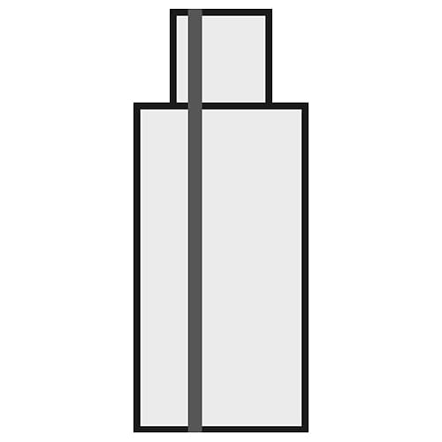FEED-IN for 1-phase high-voltage surface-mounted track SLV