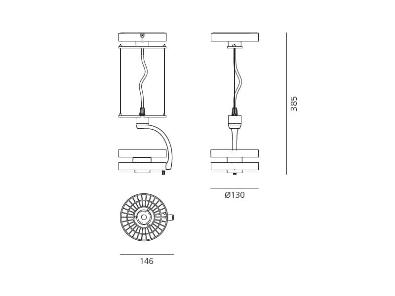 Подвесной светильник Artemide Architectural Cata Sopensione Tunable White Artemide Architectural