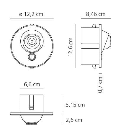 Настенный светильник Artemide Choose Led Recessed White Artemide