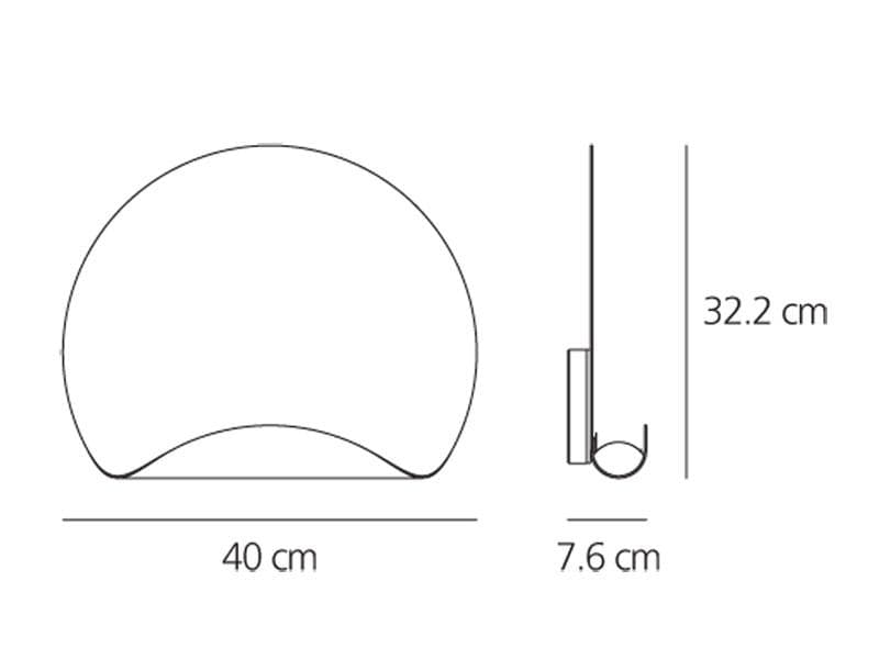 Настенный светильник Artemide Dinarco parete Artemide