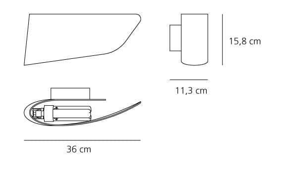 Настенный светильник Artemide Eurialo Artemide