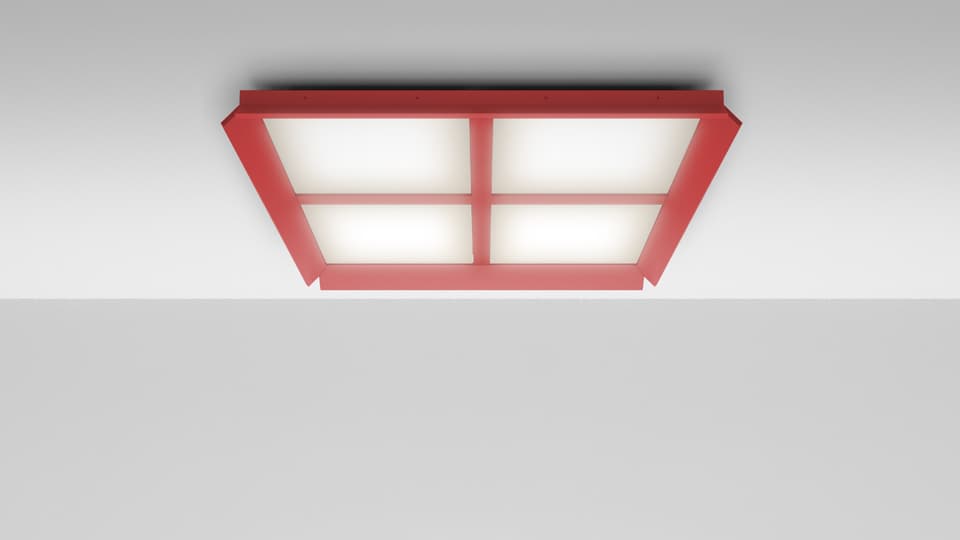 Настенно-потолочный светильник Artemide Architectural Gradian 1200x1200mm Artemide Architectural