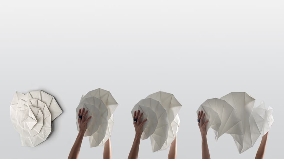 Настольная лампа Artemide IN-EI ISSEY MIYAKE Mendori Mini — фото 4