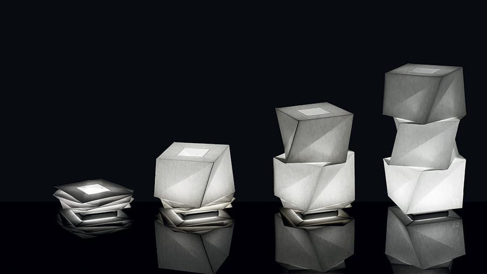 Настольная лампа Artemide IN-EI ISSEY MIYAKE Mogura Mini Artemide