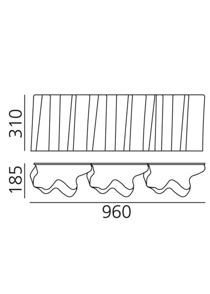 Artemide Logico parete 3 in linea Artemide